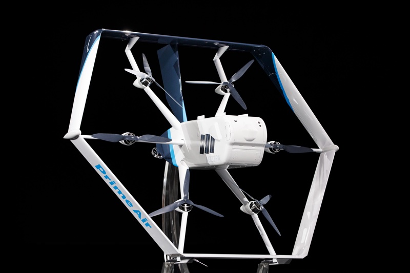 Amazon’s drone dreams take flight 