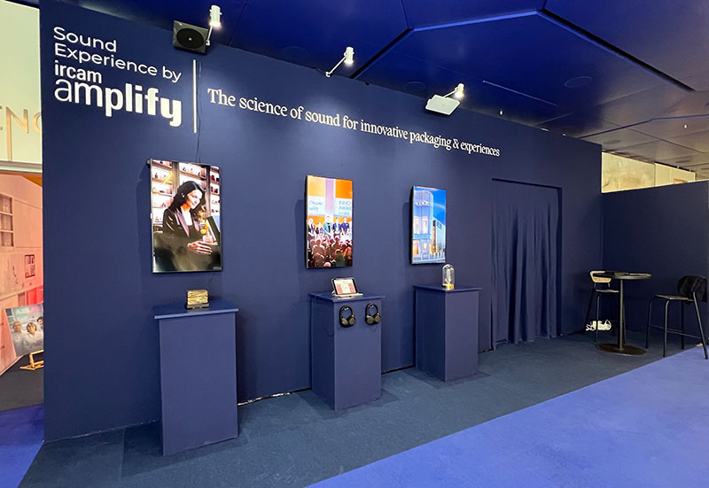 Ircam Amplify showed how sound can become part of the packaging experience itself