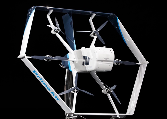 Amazon’s drone dreams take flight 