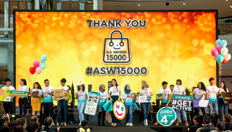 A.S. Watson celebrates 15,000th global store opening 
