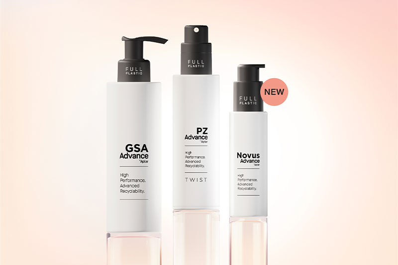 Aptar Beauty Expands Advance Collection with Recyclable Novus Cosmetic Pump