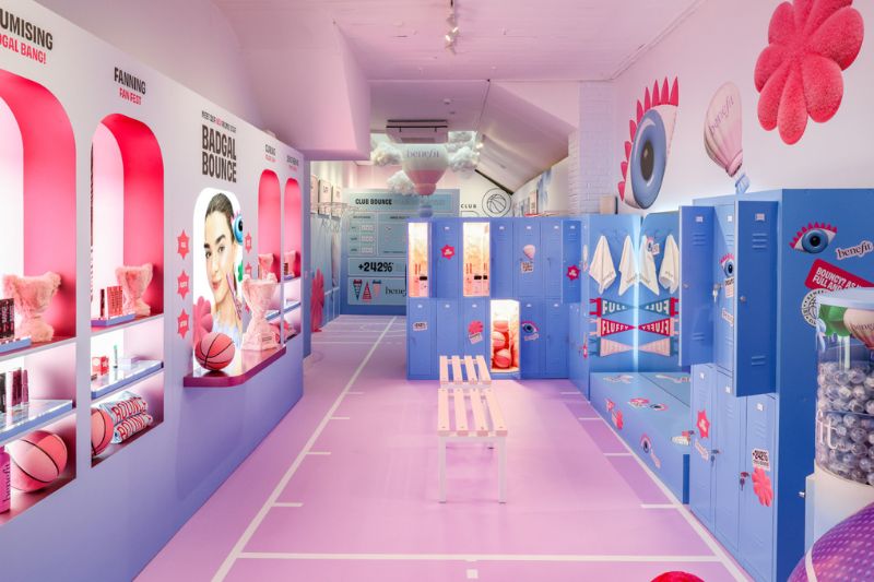 Benefit's Bounce Club saw Heaps + stacks work to build a bold and immersive experience to celebrate the launch of their new Bounce Mascara