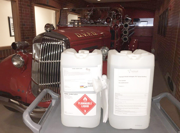 Ashland donates 16,500 gallons of hand sanitiser to communities across the US
