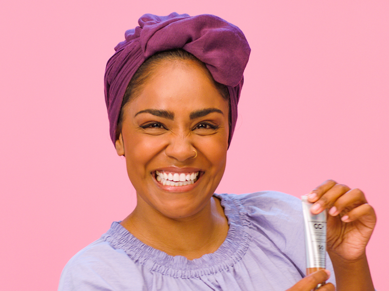 Behind the scenes of Nadiya Hussain's campaign for IT Cosmetics