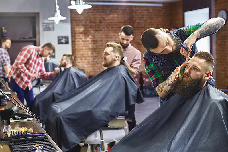 Barbershop trend boosts male grooming while skin looks lacklustre
