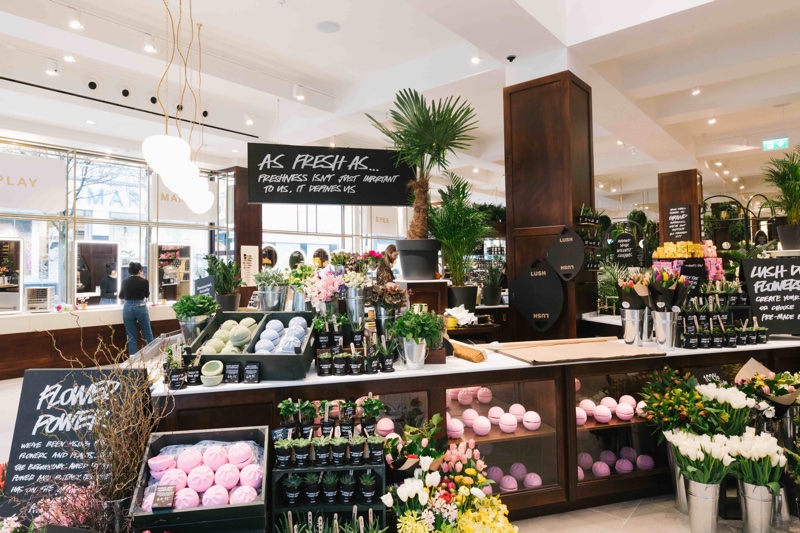 Beauty giant Lush opens largest global store complete with perfume library and florist
