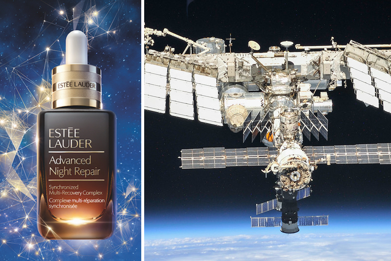 Estee Lauder Companies' partnership with the International Space Station was announced last year 