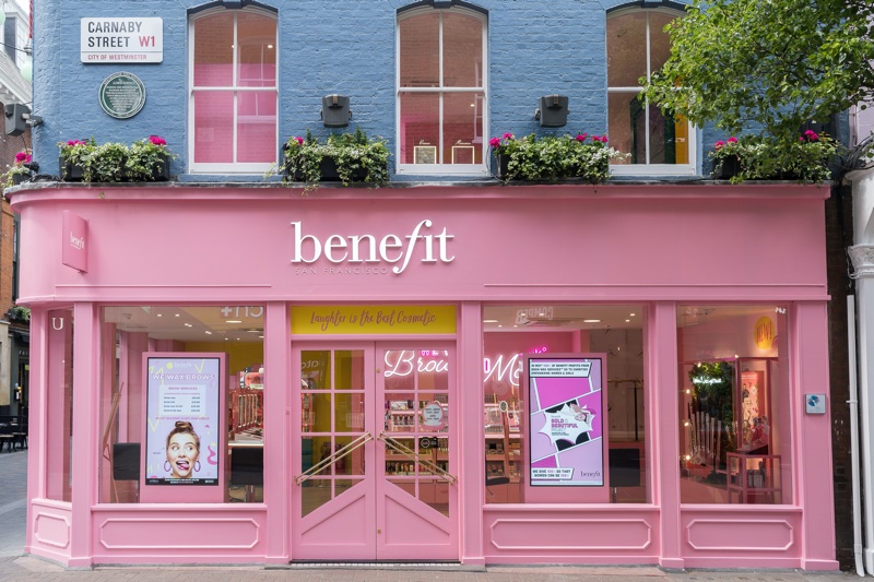 Benefit Cosmetics' Carnaby Street, London, store