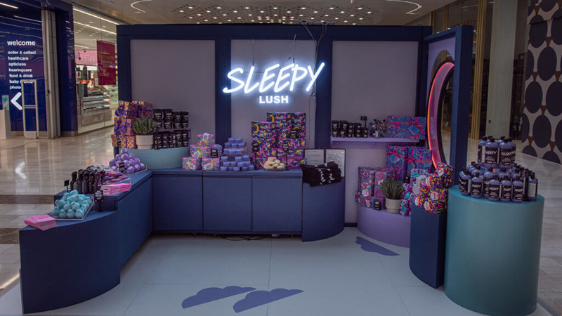 Lush launched self care pop-ups for Mother's Day