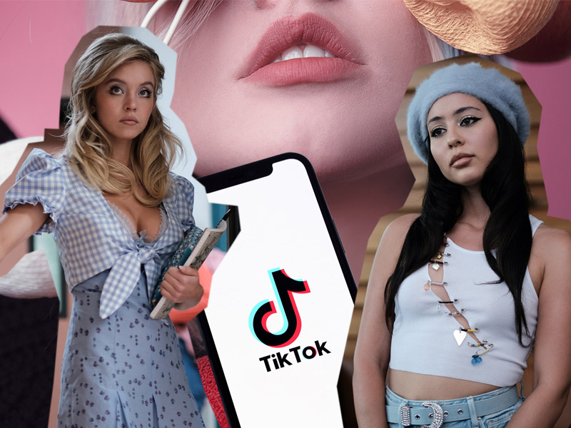 When tapping into a TikTok beauty trend, make it true to your brand's values (Euphoria photographs by Eddy Chen/HBO)