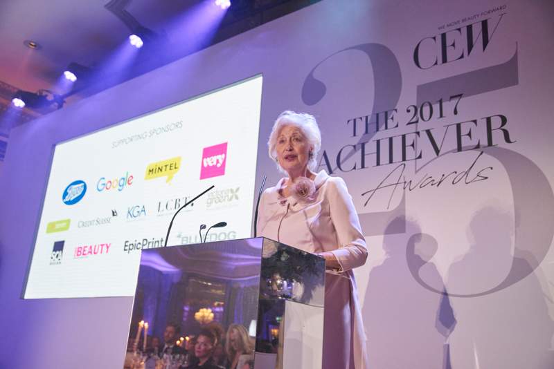 CEW President Caroline Neville hosted the awards