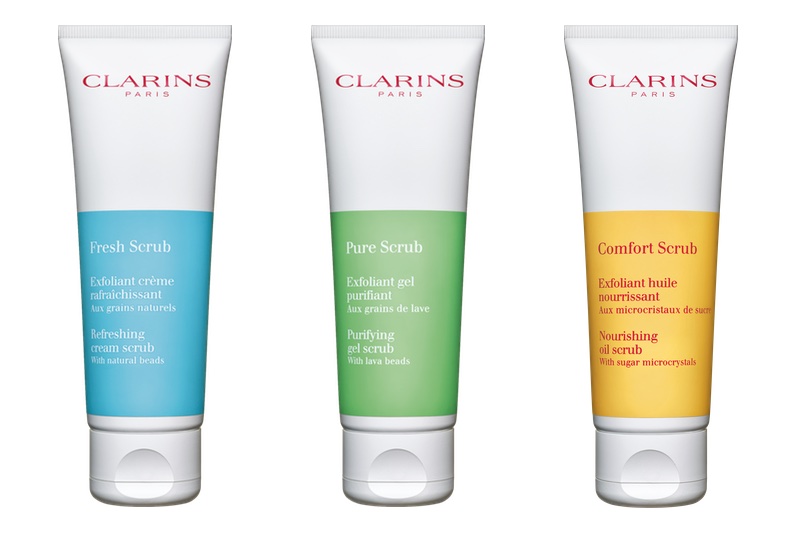 Clarins introduces 'ultra-sensorial' face scrubs with eco-friendly beads 