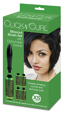 Click N Curl offers salon-quality hair with Blowout Brush Set