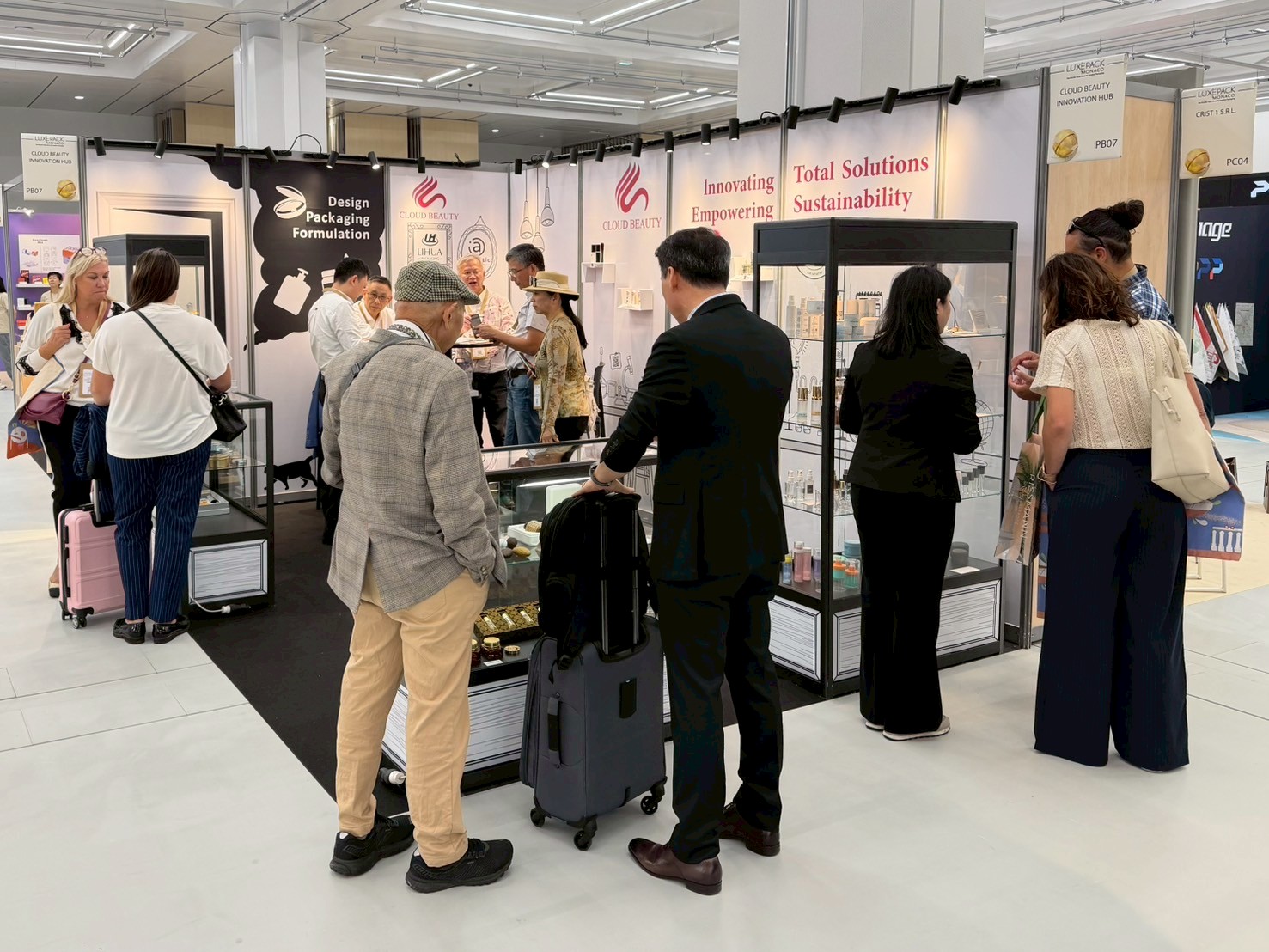 Cloud Beauty expressed its gratitude to all visitors at Luxepack Monaco 2025