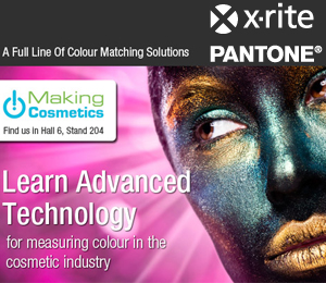 X-rite at Making Cosmetics show