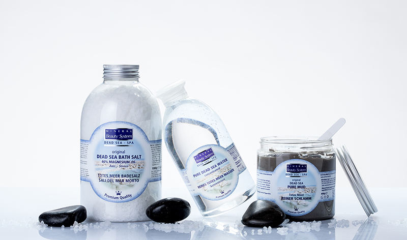 Cosmetics with Dead Sea salt minerals offer relief for problematic skin conditions