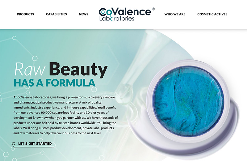 CoValence Laboratories launches new website