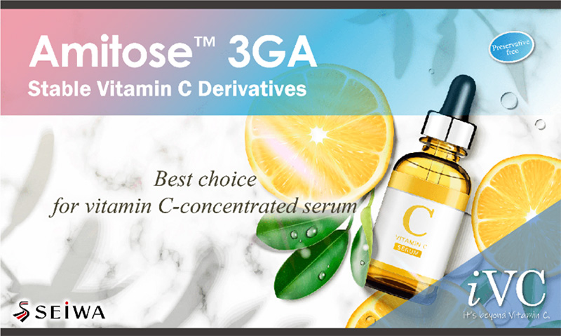 Discover the most stable vitamin C derivative “3-Glyceryl Ascorbate”