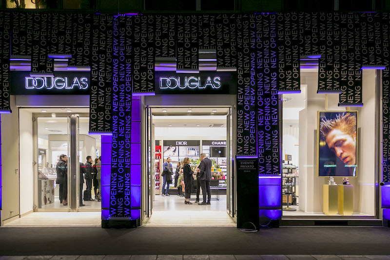 Douglas opened a new store in Milan in early February