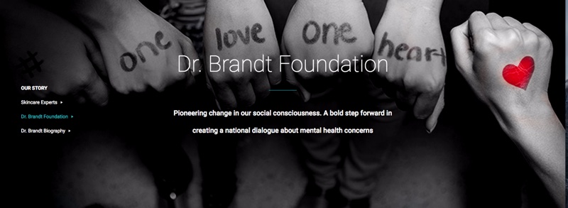 Dr Brandt raises awareness of mental illness on new website