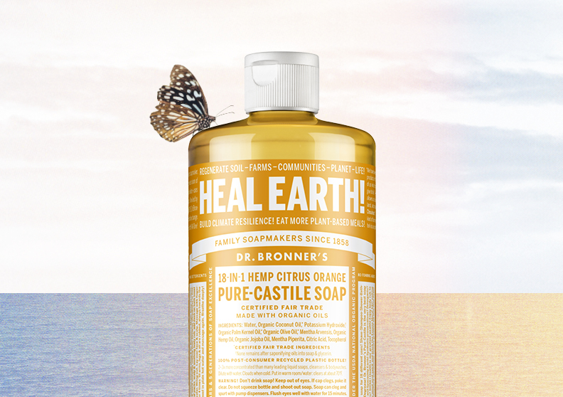 Dr Bronner's replaces iconic label to address climate change 