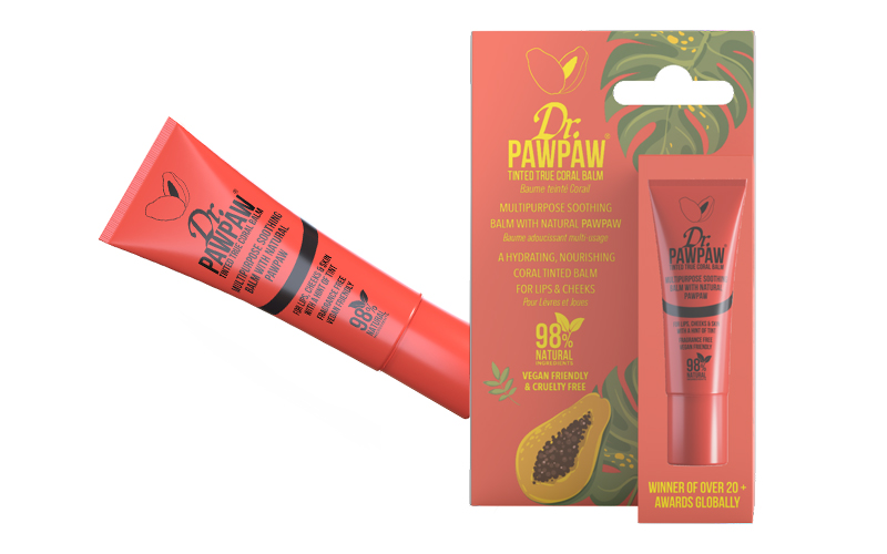 Dr.PAWPAW introduces Tinted True Coral Balm