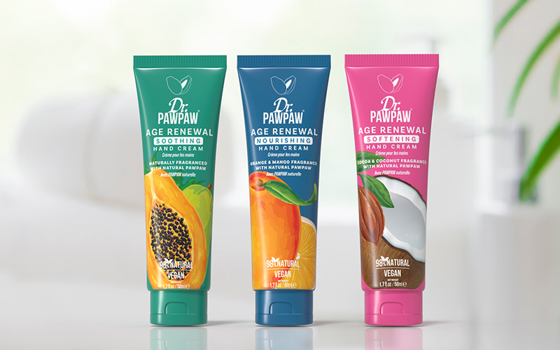 Dr.PAWPAW reveals developments to its award-winning hand cream collection 
