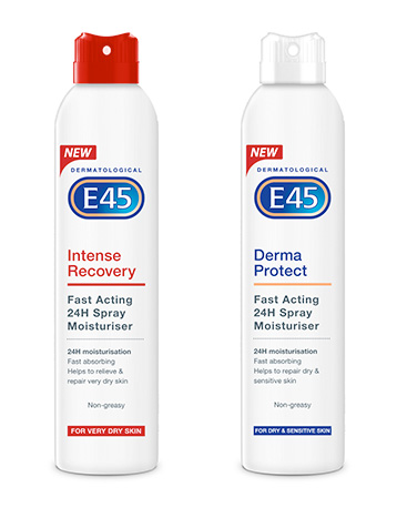 E45 Derma Protect Fast Acting 24H Spray Moisturiser