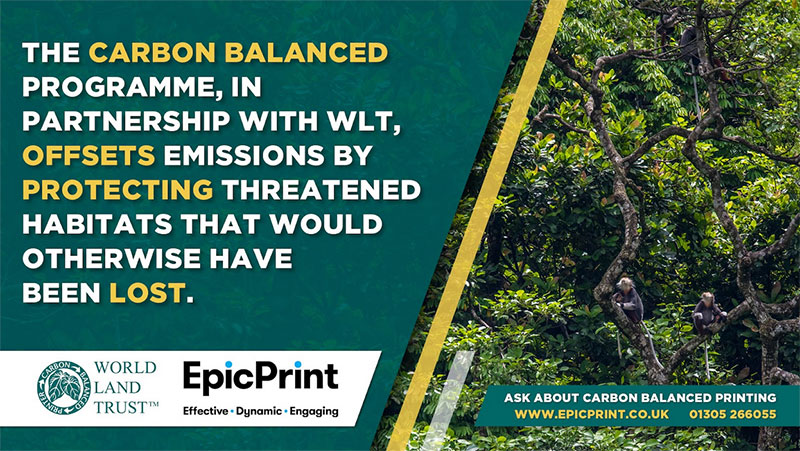 Epic Print becomes a Carbon Balanced Printer