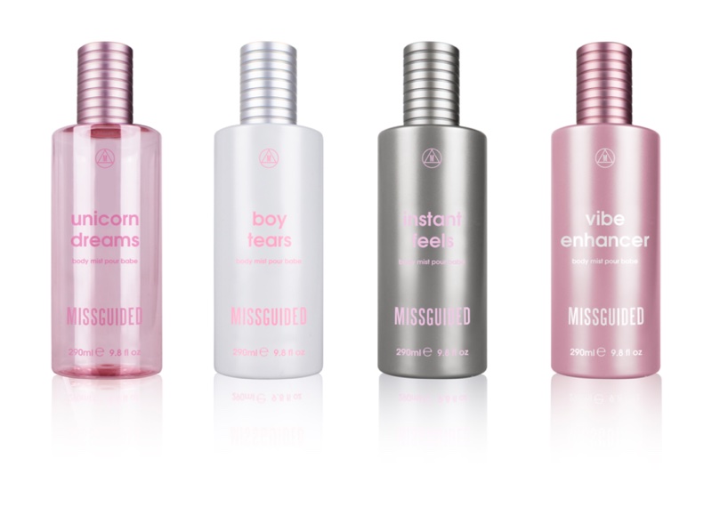 From Boy Tears to Unicorn Dreams: Missguided debuts new Body Mist Collection
