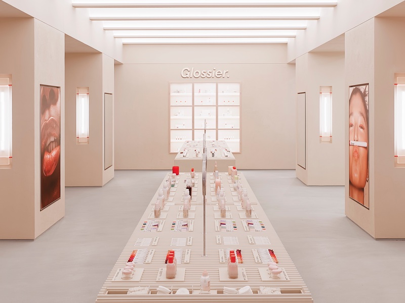 Glossier, which has its headquarters in New York, has dubbed the store opening a ‘homecoming’