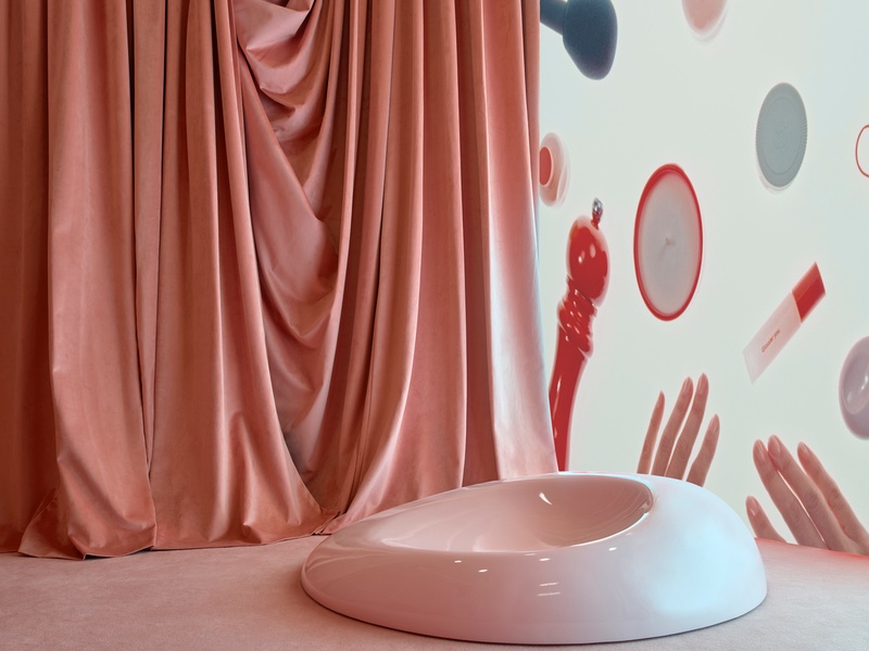 Inside Glossier's immerive pop-up in London inspired by its You fragrance