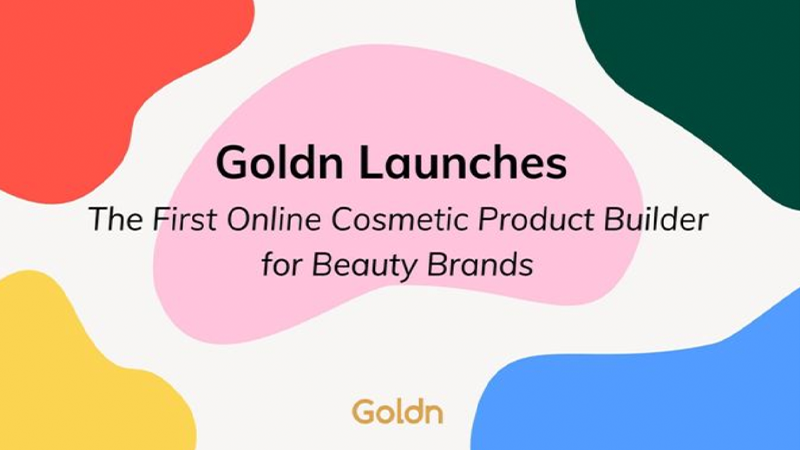 Goldn launches the first online cosmetic product builder for brands