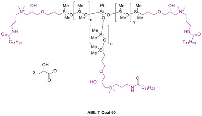 <i>Figure 2: Structure of silicone quaternium-22</i>