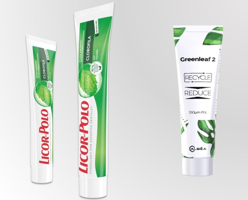 Albéa’s Greenleaf tube can be recycled within existing HDPE bottle recycling systems 