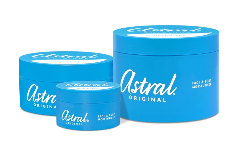 Iconic Astral moisturiser has packaging makeover