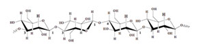 <b>Figure 3: Structure of oat beta glucan</b> 