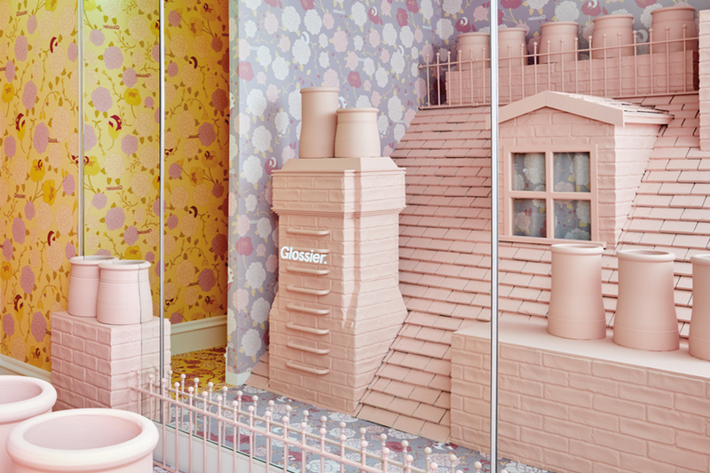 Inside Glossier's second London pop-up store 