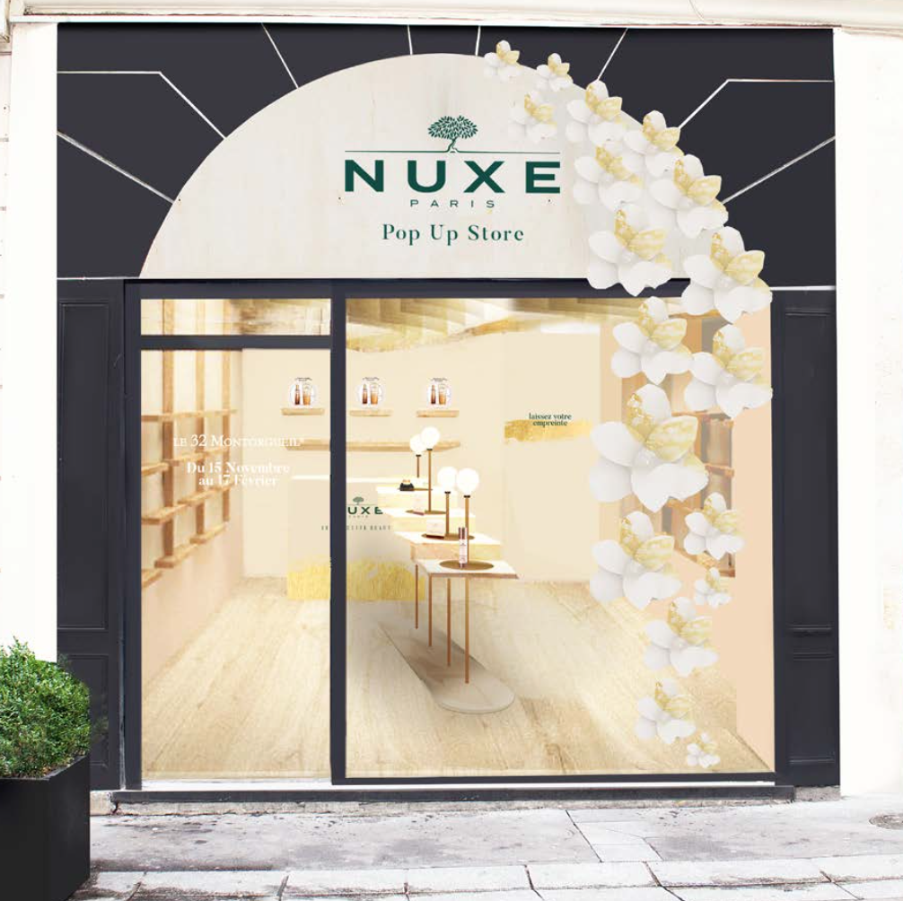 Inside Nuxe's debut pop-up store