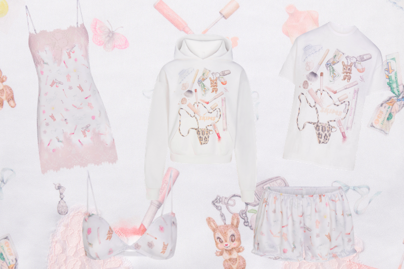 Skims Drops Subtle Clues of a Beauty Return Through New Apparel Prints