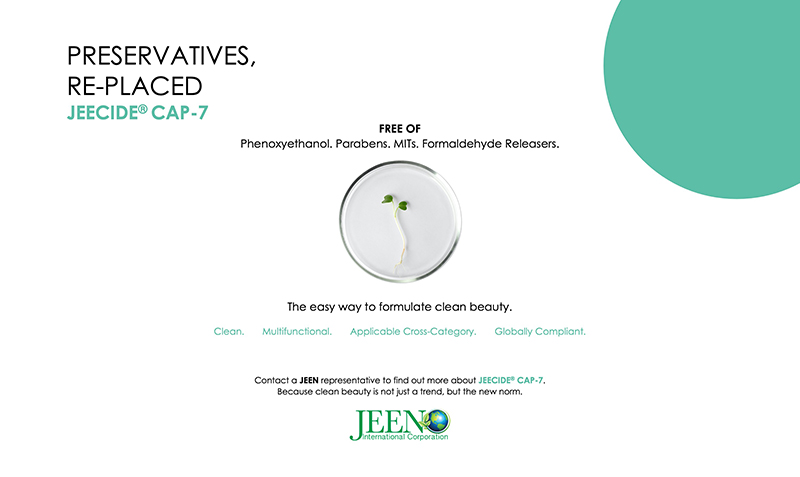 Jeen Int’l Corp. makes formulating clean beauty easy with Jeecide Cap-7