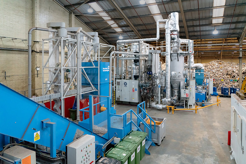 Products from recycled feedstock