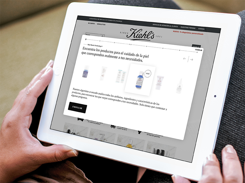 Kiehl’s partners with Skin Match Technology for a personalised beauty match experience
