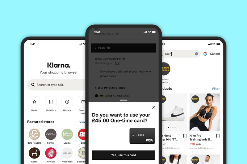 Klarna launches new shopping app allowing users 'buy now, pay later' via any online retailer 