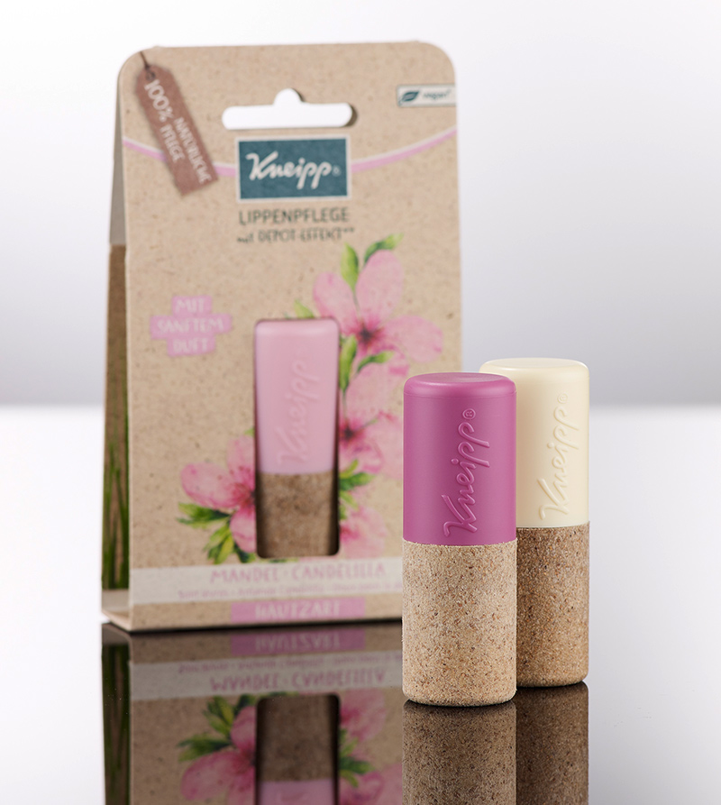 Kneipp’s new lip balm stick is sustainably packaged by Corpack