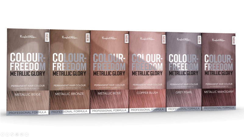 Knight & Wilson unveils new metallic hair dye shades