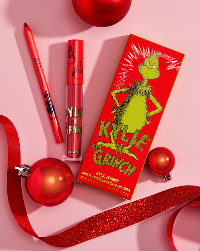 Kylie Cosmetics takes inspiration from Christmas’ favourite Scrooge, the Grinch, for festive collection 
