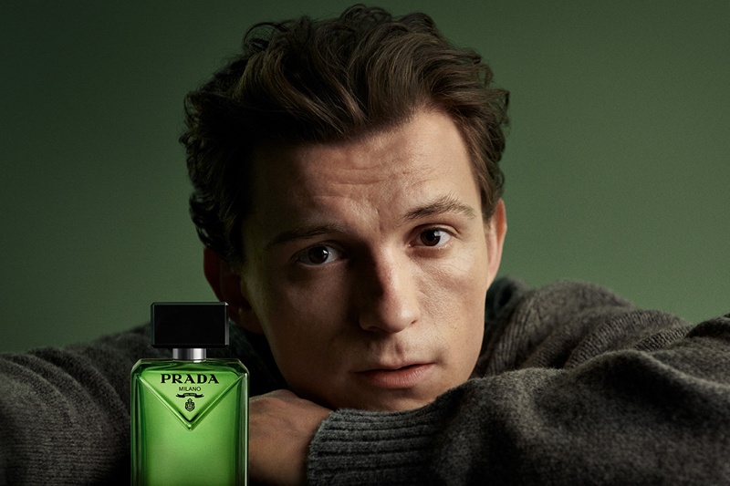 Prada Beauty brought on actor Tom Holland (pictured) to be the face of new fragrance Paradigme