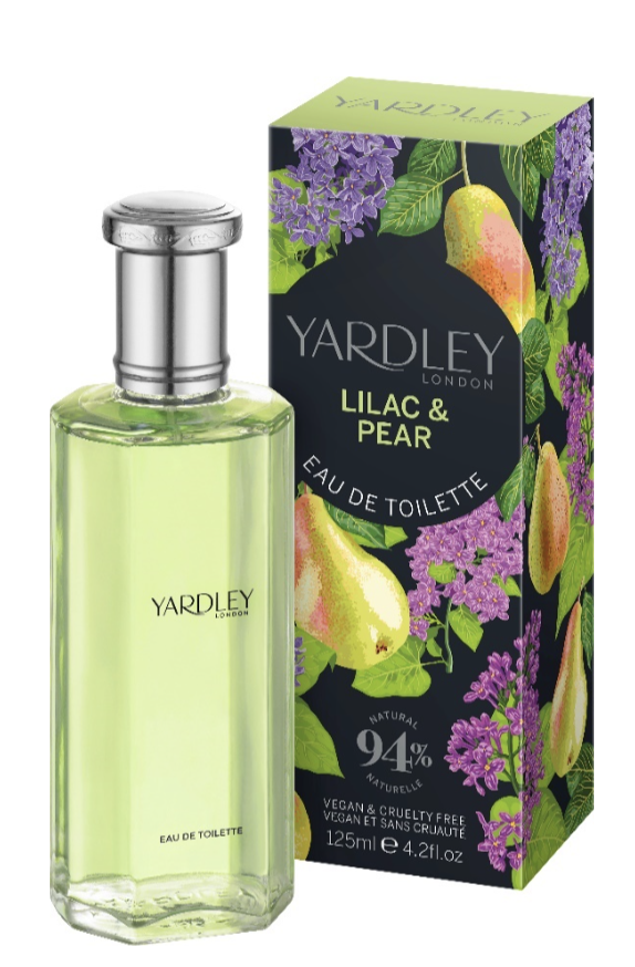 Lilac & Pear - new scent from Yardley London