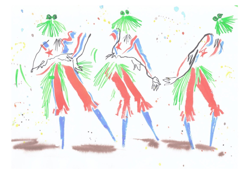 Illustrations for Malée launch by fashion designer Jackie Bissett